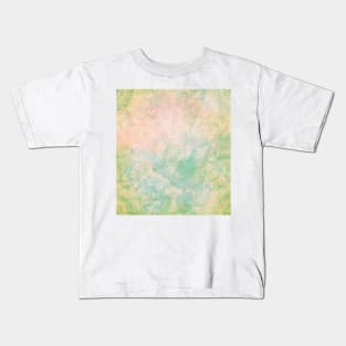 Faded butterfly and mandala in green Kids T-Shirt